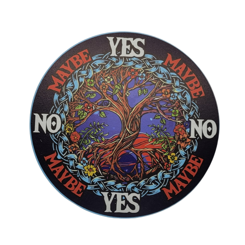 8" Tree of Life Pendulum Board – Full-Color Divination Tool for Pendulum Readings, Meditation & Intuition Work