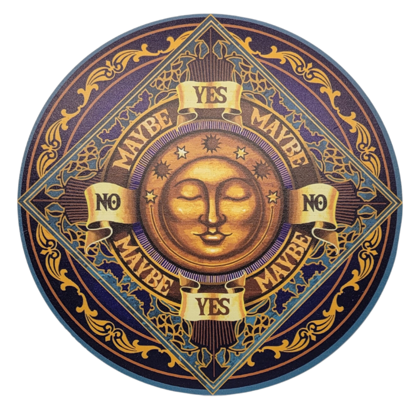 Sun Goddess Pendulum Board | 8" Full-Color Printed Divination Board | Perfect for Your Spiritual Journey