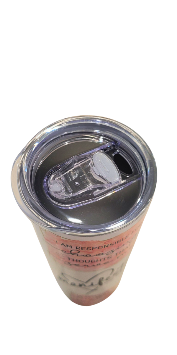 "Manifest That Shit" 20oz Skinny Tumbler-Travel Mug-To Go Mug-Coffee Mug