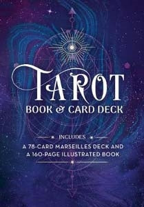 Tarot Book and Card Deck Set - Marseilles Deck & Illustrated Guide for Beginners and Collectors