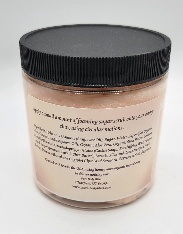 Champane Toast Foaming Sugar Scrub - 8oz