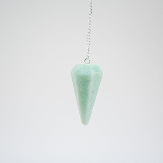 Amazonite Crystal Pendulum for Divination & Spiritual Guidance | Connect to Higher Self & Source