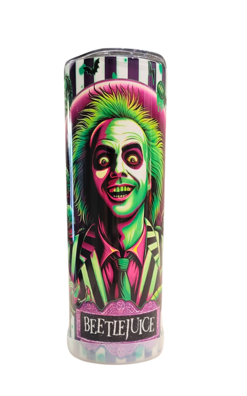 Beetlejuice 20oz Skinny Tumbler