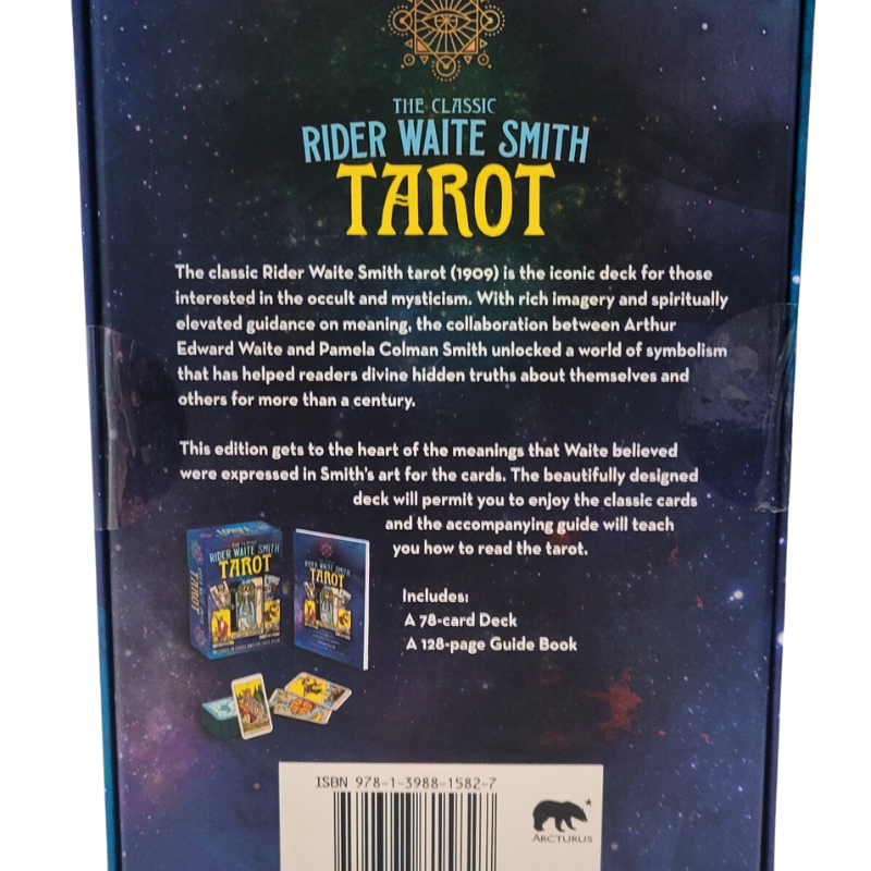 Rider Waite Smith Tarot Deck: Classic 78-Card Set with Comprehensive Guidebook for Beginner and Expert Tarot Readers