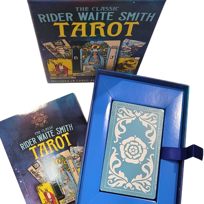 Rider Waite Smith Tarot Deck: Classic 78-Card Set with Comprehensive Guidebook for Beginner and Expert Tarot Readers