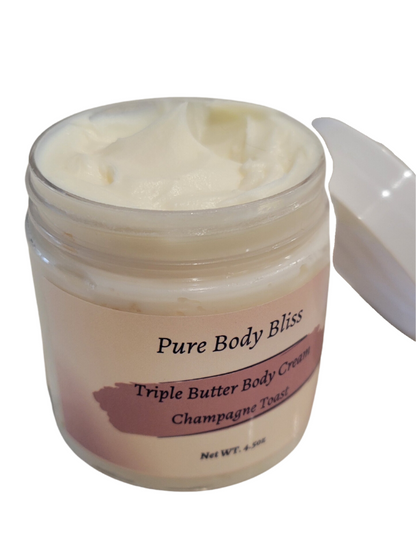 Handmade Triple Butter Body Cream - Champane Toast