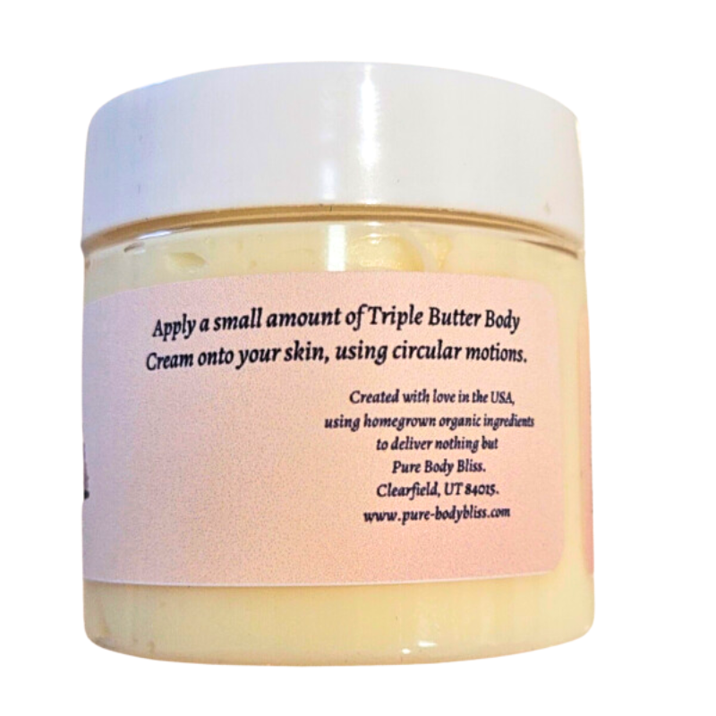 Triple Butter Body Cream - Luxurious Hydration with Shea, Mango, & Cocoa Butter