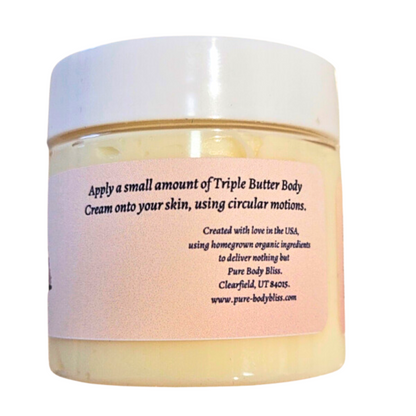 Handmade Triple Butter Body Cream - Champane Toast