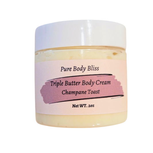 Handmade Triple Butter Body Cream - Champane Toast