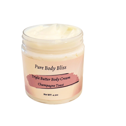 Handmade Triple Butter Body Cream - Champane Toast