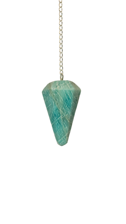 Amazonite Crystal Pendulum for Divination & Spiritual Guidance | Connect to Higher Self & Source