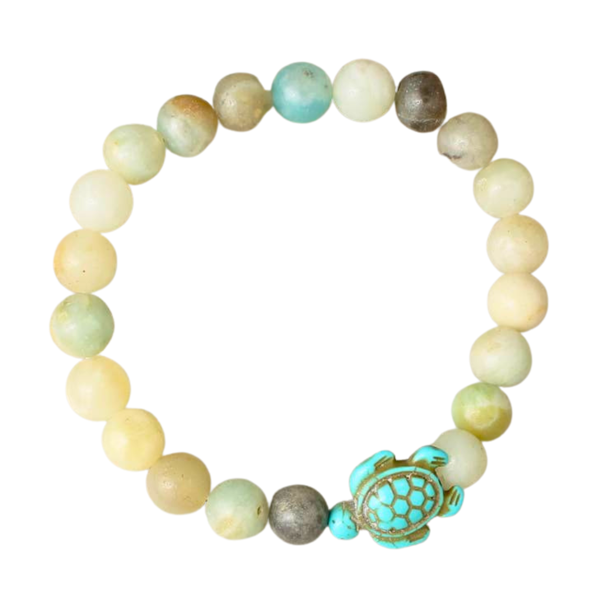 SEA TURTLE Amazonite Bead Bracelet - | Pure Body Bliss