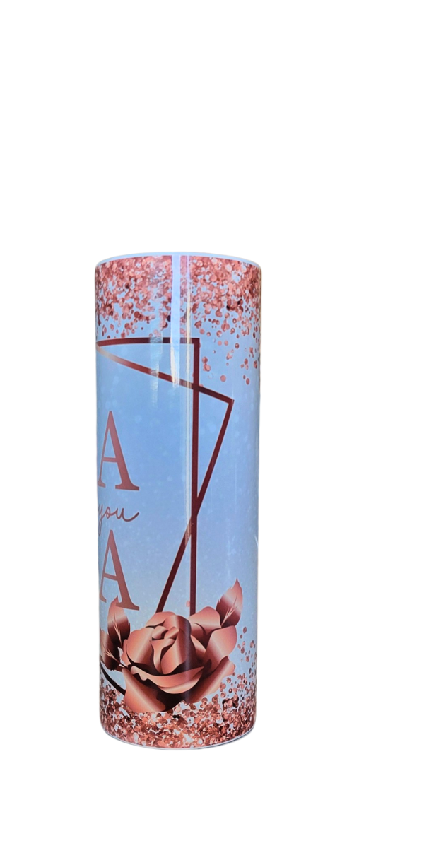 Rose Gold MAMA  20oz Skinny Tumbler-Travel Mug