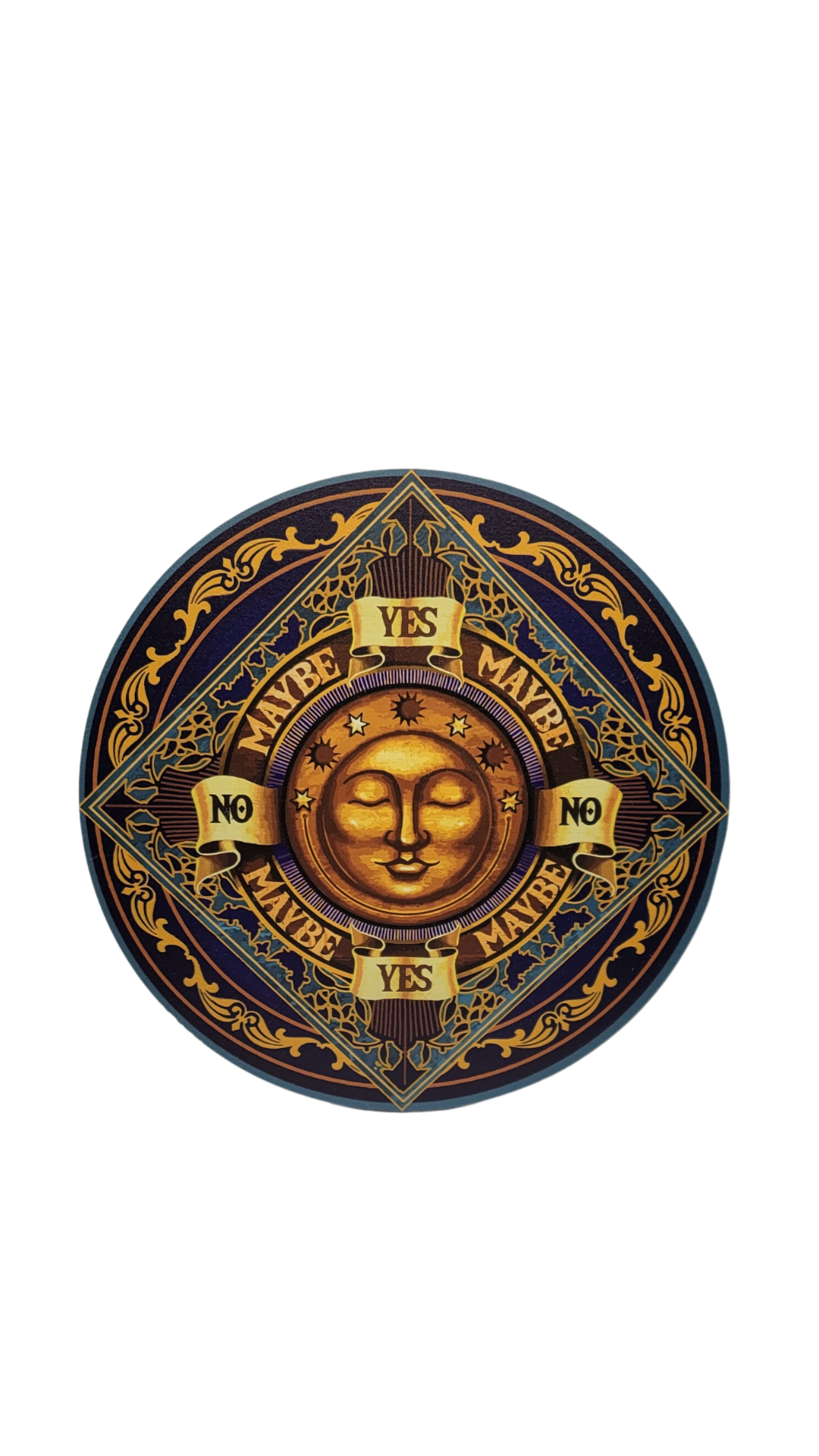 Sun Goddess Pendulum Board | 8" Full-Color Printed Divination Board | Perfect for Your Spiritual Journey