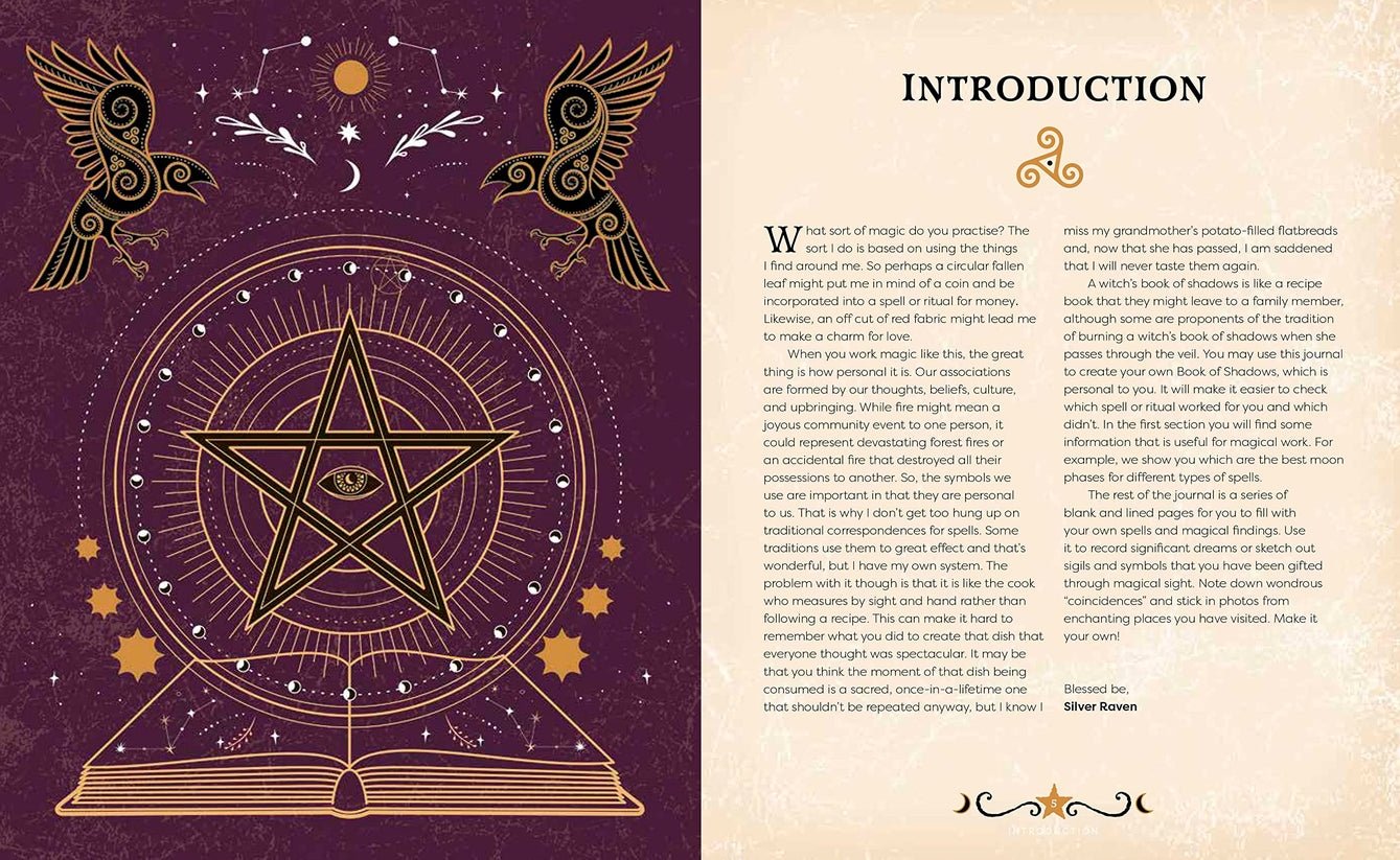 Book of Shadows: A Journal to Make Magical Discoveries - Spellcasting Guide, Prompts & Journaling Space