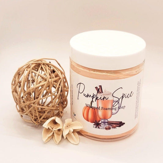 "Pumpkin Spice" Whipped Foaming Soap - Pure Body Bliss