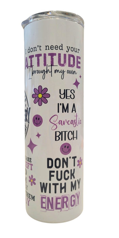 "Sarcastic Sayings" 30oz Tumbler-Travel Mug