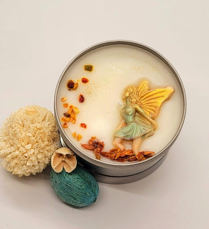 Fairy Embed Candles - 6oz Tin - Pure Body Bliss