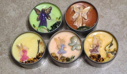 Fairy Embed Candles - 6oz Tin - Pure Body Bliss