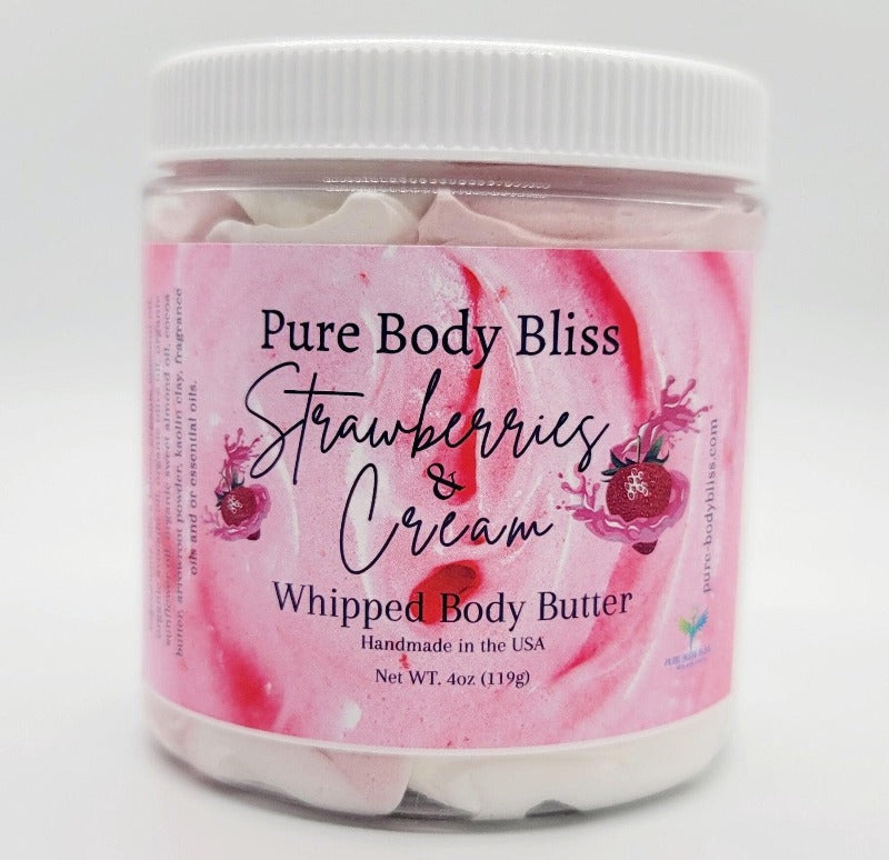 Whipped Body Butter (8 oz Jar) - Pure Body Bliss