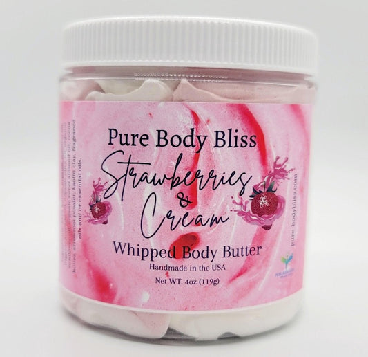 Whipped Body Butter (8 oz Jar) - Pure Body Bliss