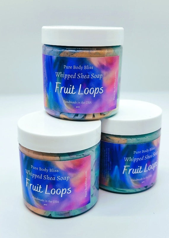 Whipped Shea Soap| Fruit Loops - Pure Body Bliss